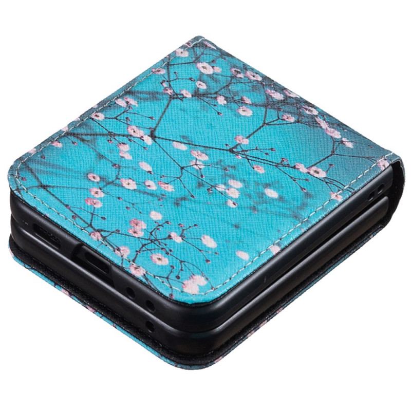 Skal Samsung Galaxy Z Flip 7 Fe Telefonfodral Plommonblommor