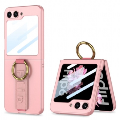 Skal Samsung Galaxy Z Flip 7 Fe Telefonfodral Ringhållare Och Gkk-rem