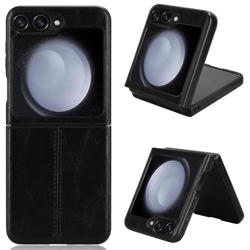 Skal Samsung Galaxy Z Flip 7 Fe Telefonfodral Sömmar I Konstläder