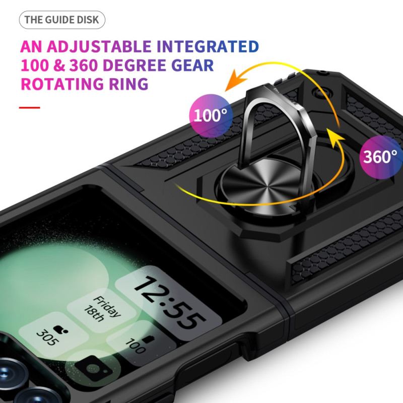 Skal Samsung Galaxy Z Flip 7 Fe Telefonfodral Ultrahållbar Ringhållare