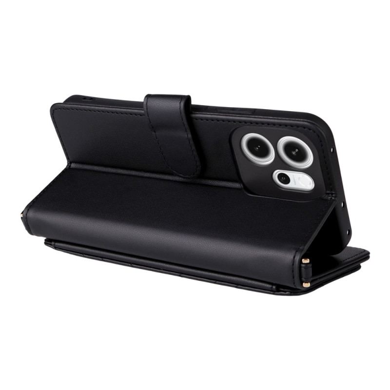 Fodral Oppo Reno 14f 5g Premiumdesign Med Axelrem Och Rem