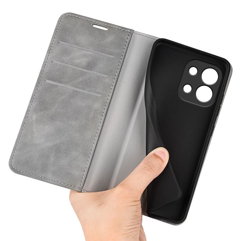 Folio-fodral För Oppo Reno 14f 5g Lädermodell