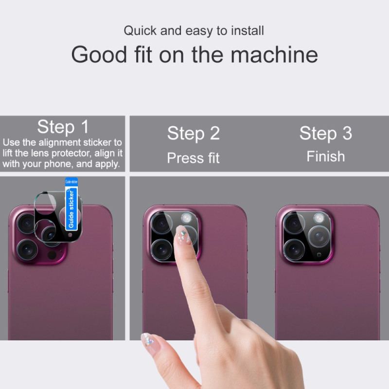 Linsskydd I Härdat Glas För Oppo Reno 14 F 5g (svart Version) Imak