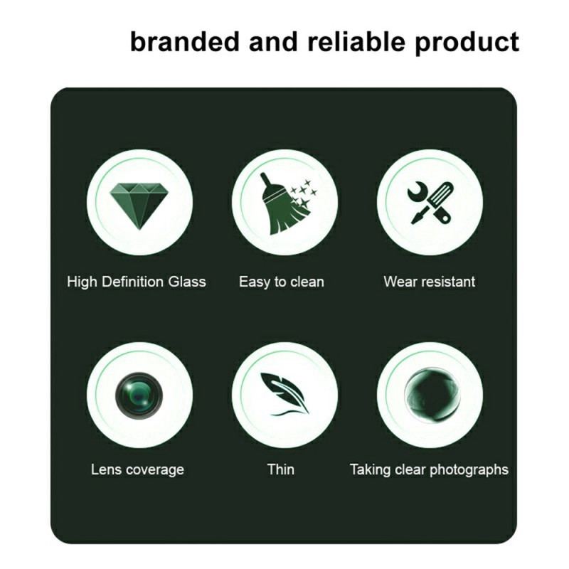 Linsskydd I Härdat Glas För Vivo X100 Pro Självpositionerande Ram (svart Version)