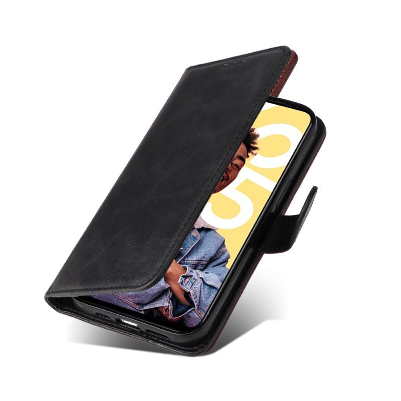 Fodral Realme C55 Lädertexturerad Rem