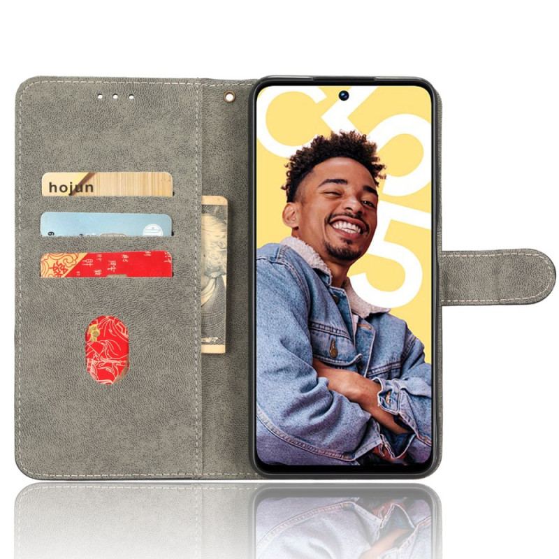 Fodral Realme C55 Rfid-blockerande Plånbok Med Rem