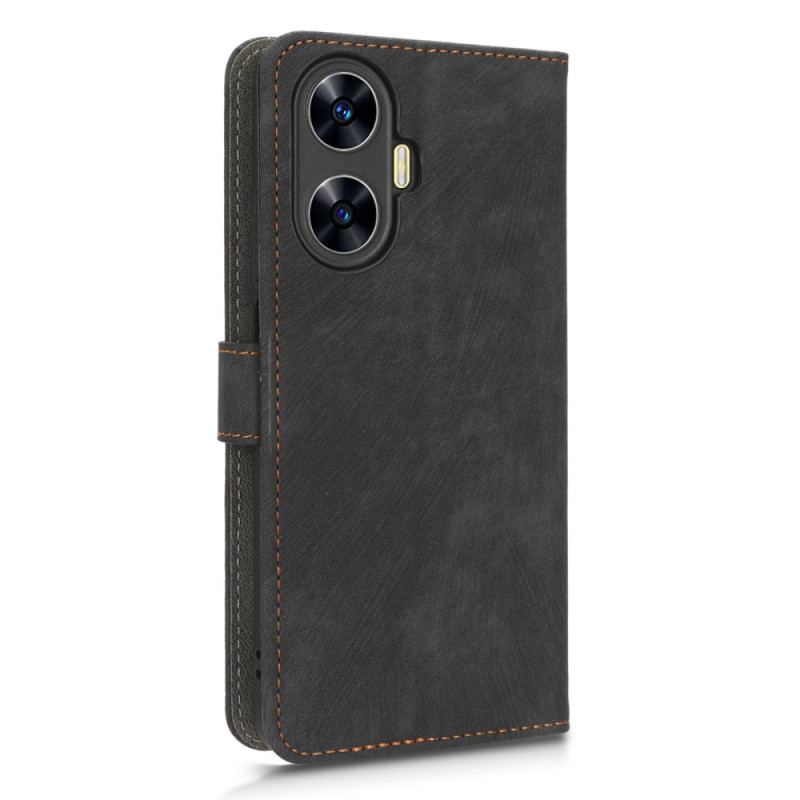 Fodral Realme C55 Rfid-blockerande Plånbok Med Rem