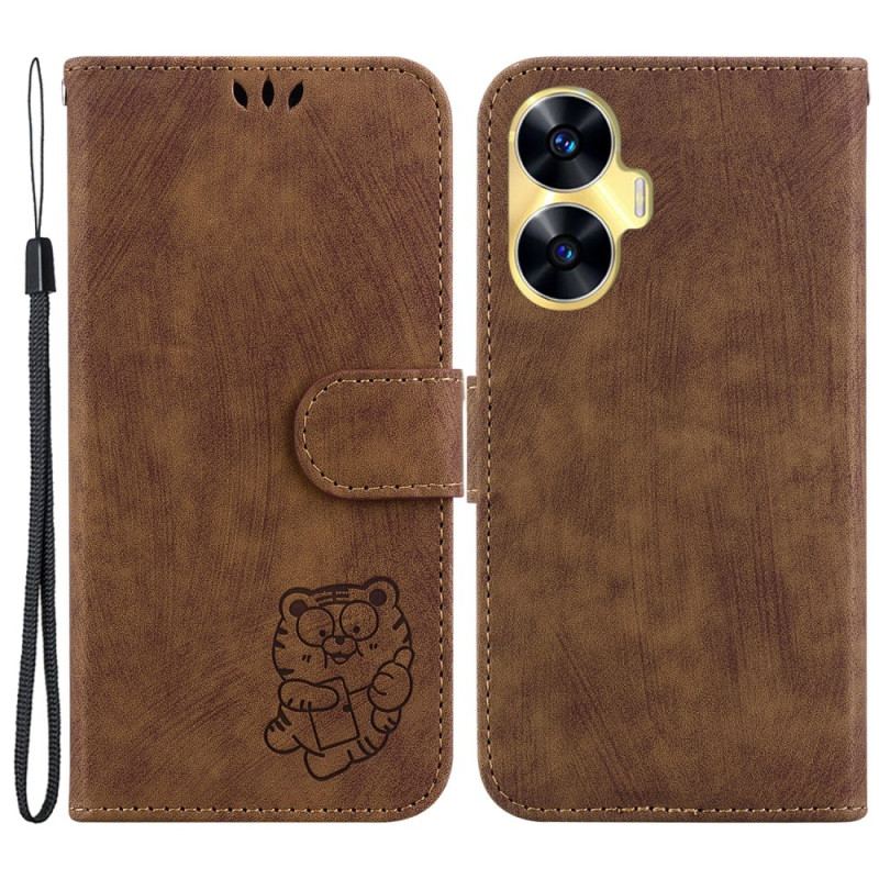 Fodral Realme C55 Söt Tiger