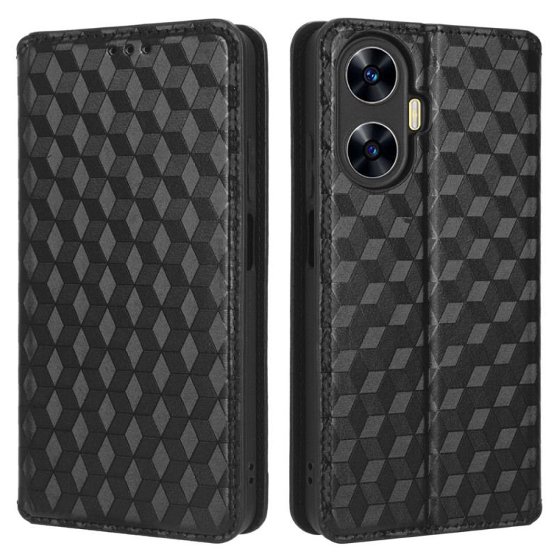 Folio-fodral Realme C55 Telefonfodral 3d-mönster