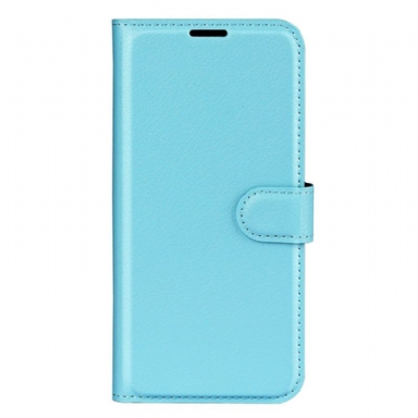 Läderfodral Realme C55 Telefonfodral Klassisk Litchi-imitationsläder