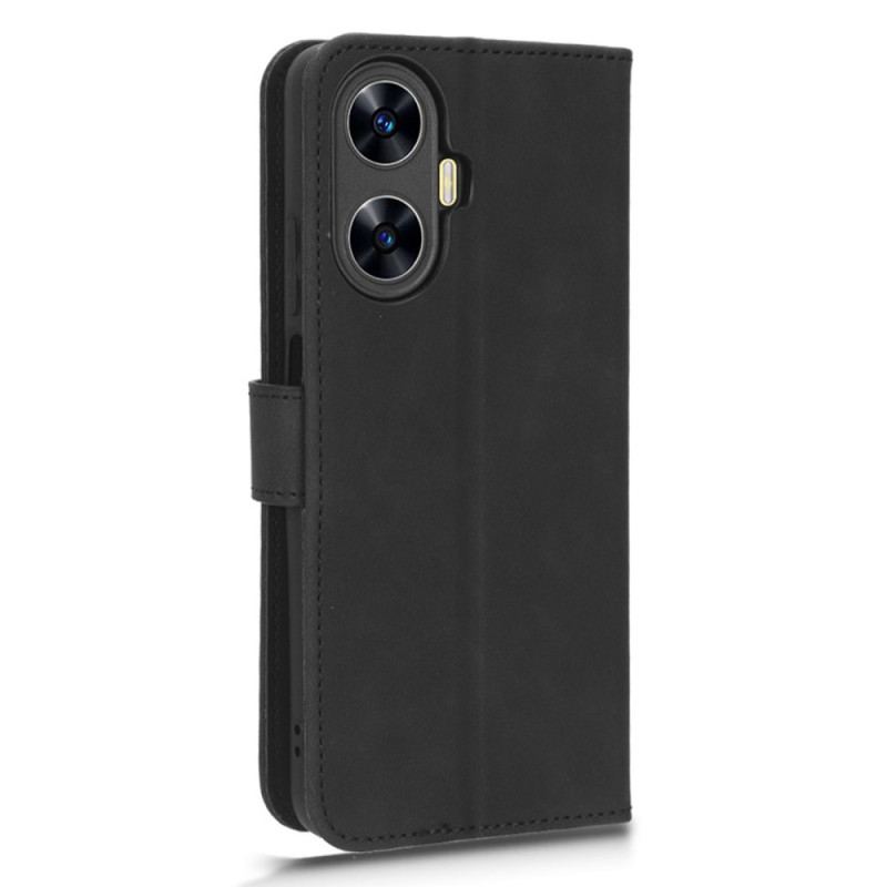 Läderfodral Realme C55 Telefonfodral Mockamodell Med Rem