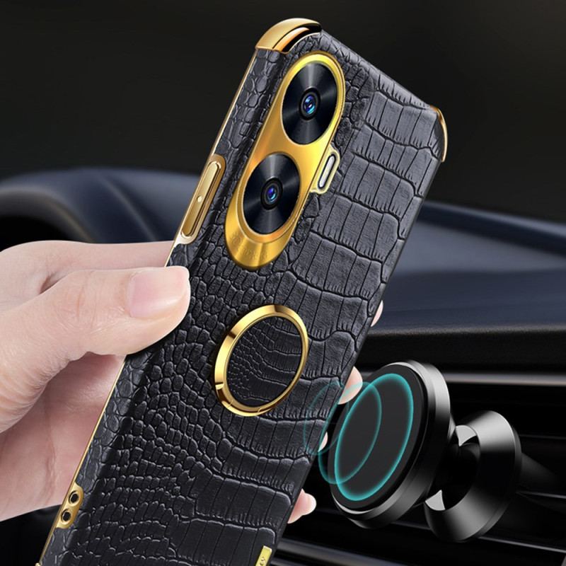 Skal Realme C55 Krokodilstruktur Med Ringhållare