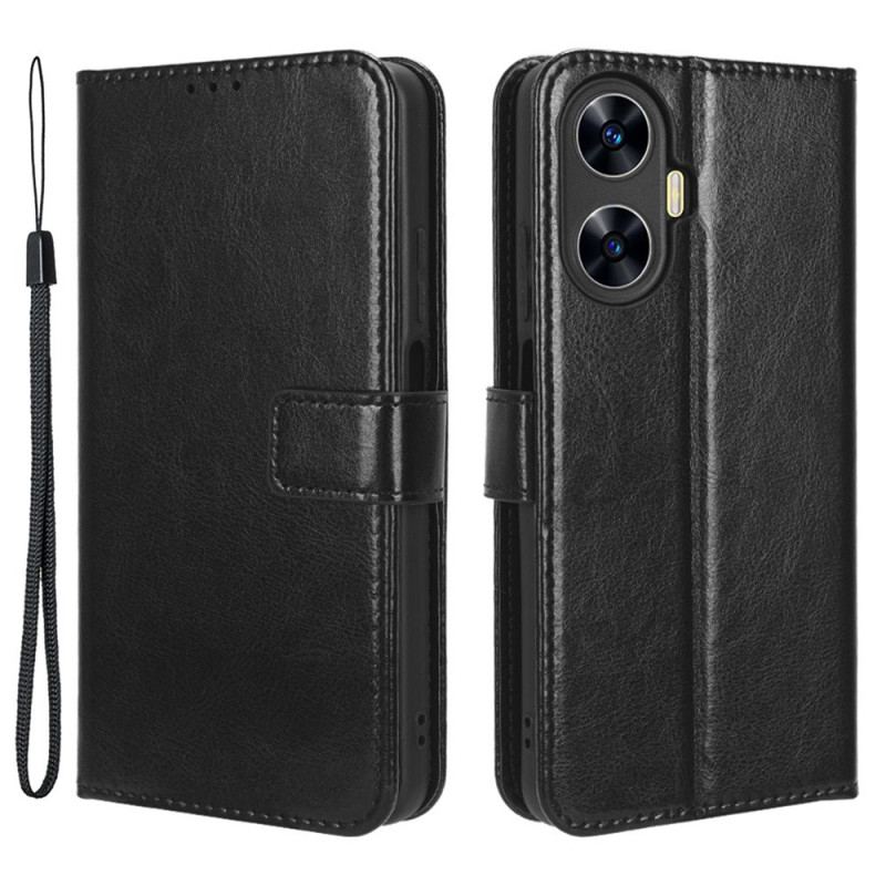 Skyddsfodral Realme C55 Flashig Rem I Konstläder