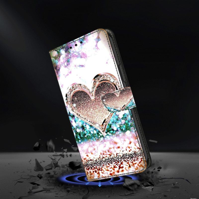 Fodral Google Pixel 9 Pro Rosa Diamanthjärta