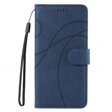 Fodral Realme C53 Vågiga Linjer