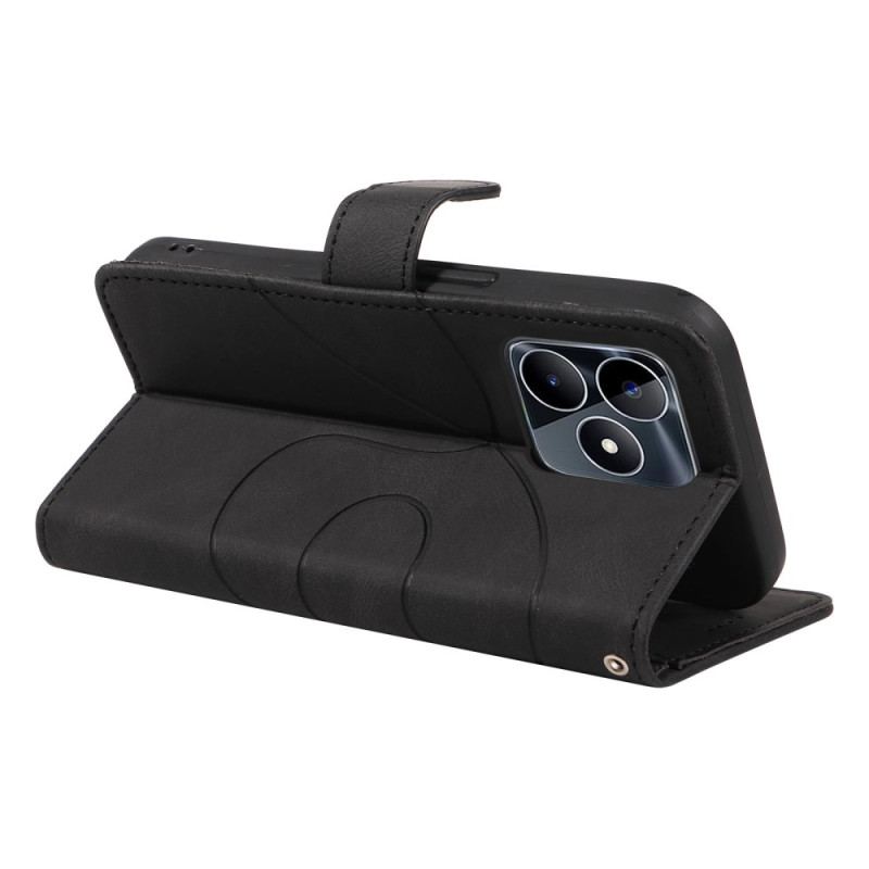 Fodral Realme C53 Vågiga Linjer