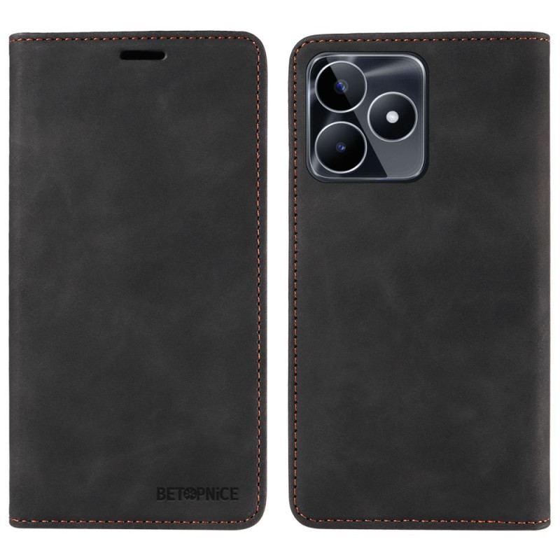 Folio-fodral Realme C53 Telefonfodral Rfid-blockerande Betopnice