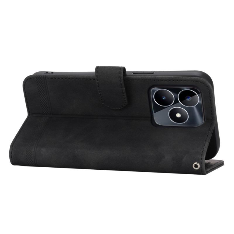 Läderfodral Realme C53 Telefonfodral Dierfeng