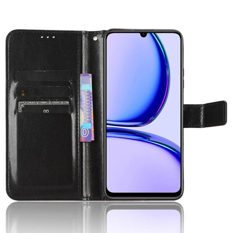 Läderfodral Realme C53 Telefonfodral Prickigt Konstläder