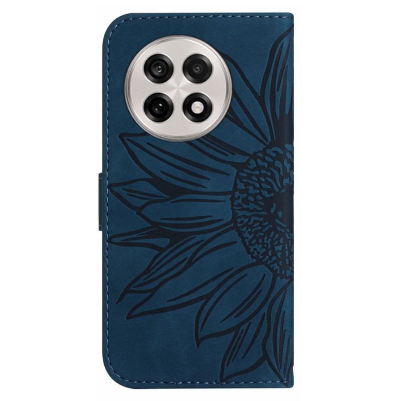 Fodral Oneplus 13r Solrosmönstrad Axelrem