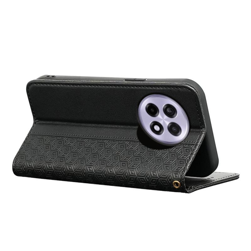 Folio-fodral Oneplus 13r Plånbok Med Rutigt Mönster