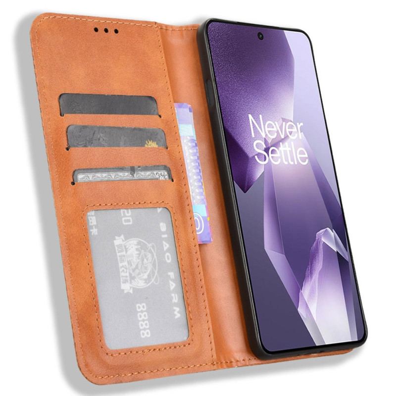 Folio-fodral Oneplus 13r Telefonfodral Vintagekant