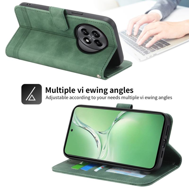 Läderfodral Oneplus 13r Telefonfodral Dierfeng