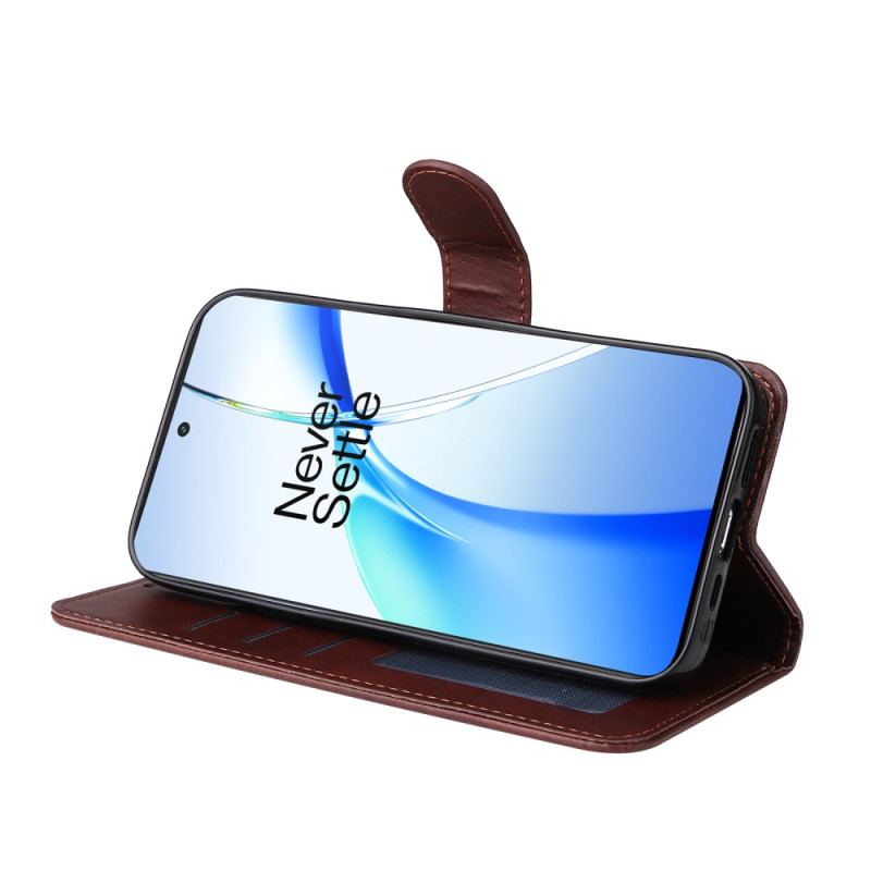 Läderskal Fodral Oneplus 13r Enkel Läderrem