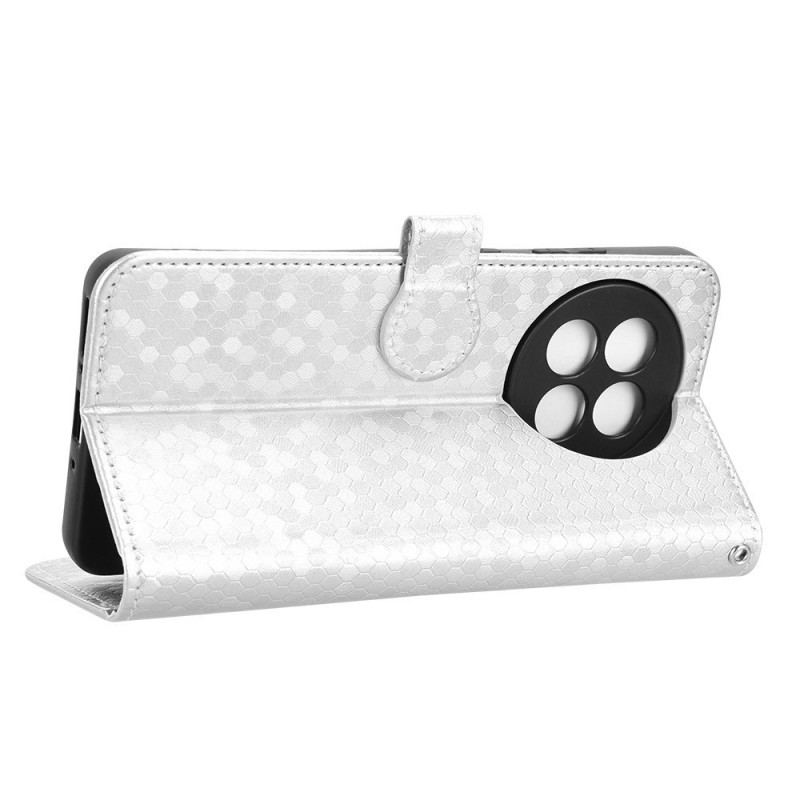 Läderskal Fodral Oneplus 13r Glänsande Prickar