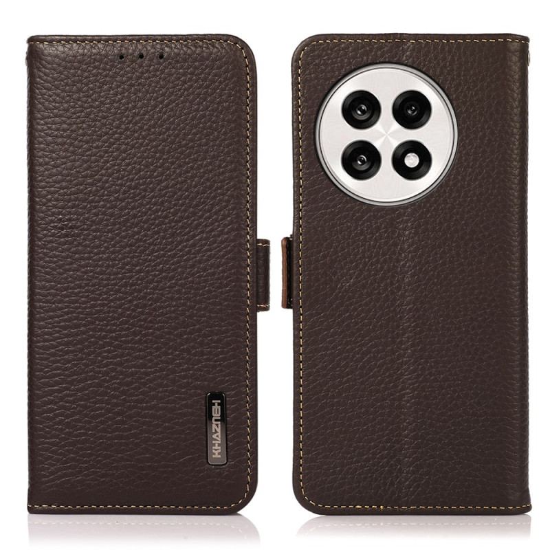 Läderskal Fodral Oneplus 13r Khazneh Läder Rfid-skydd