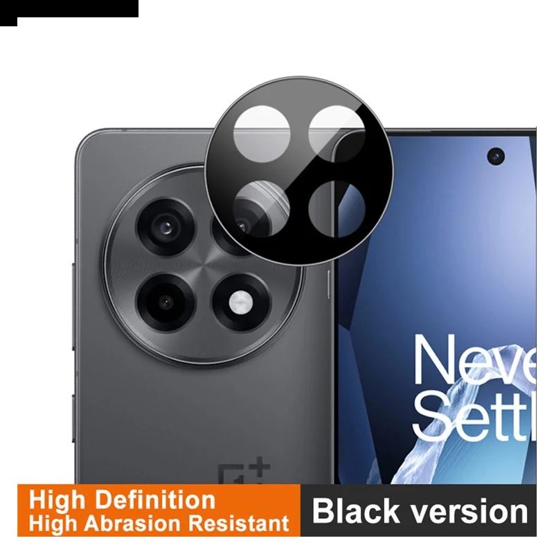 Linsskydd I Härdat Glas För Oneplus 13r (svart Version)