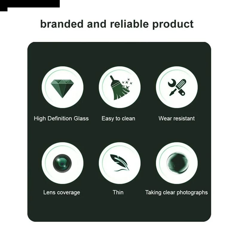 Linsskydd I Härdat Glas För Oneplus 13r (svart Version)