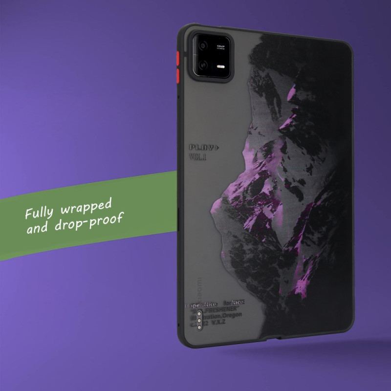 Skal Xiaomi Pad 6 Pro Lila Snöiga Berg