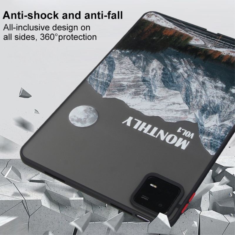 Skal Xiaomi Pad 6 Pro Snöiga Berg Och Motorväg