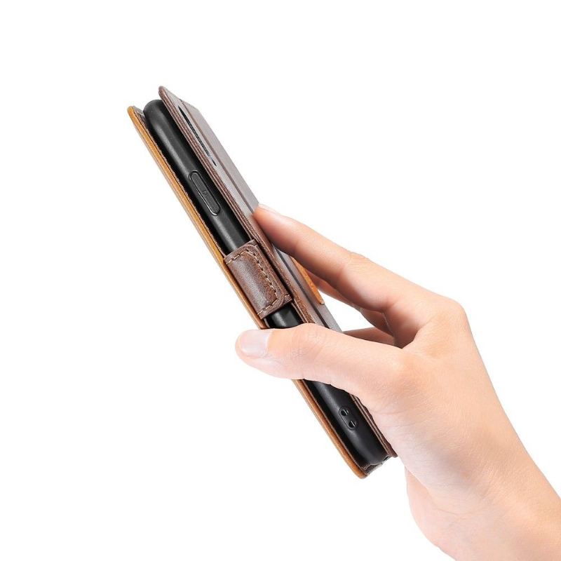 Folio-fodral För Samsung Galaxy S20 FE Fallskydd Keyunfei Konstläder Bicolor