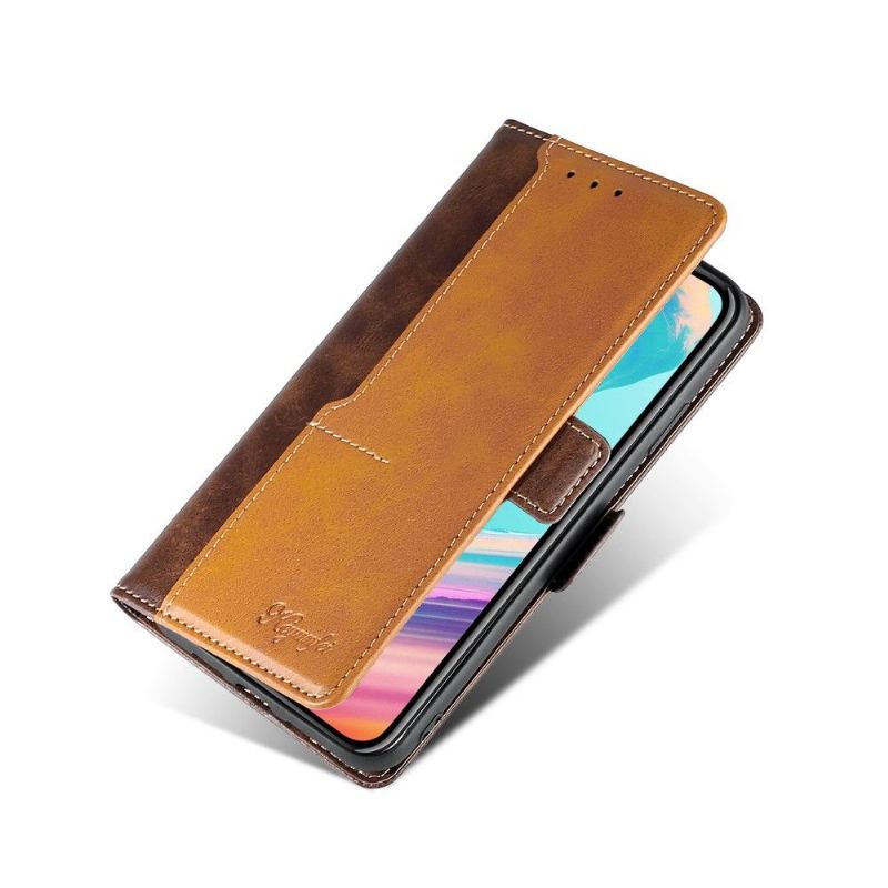 Folio-fodral För Samsung Galaxy S20 FE Fallskydd Keyunfei Konstläder Bicolor