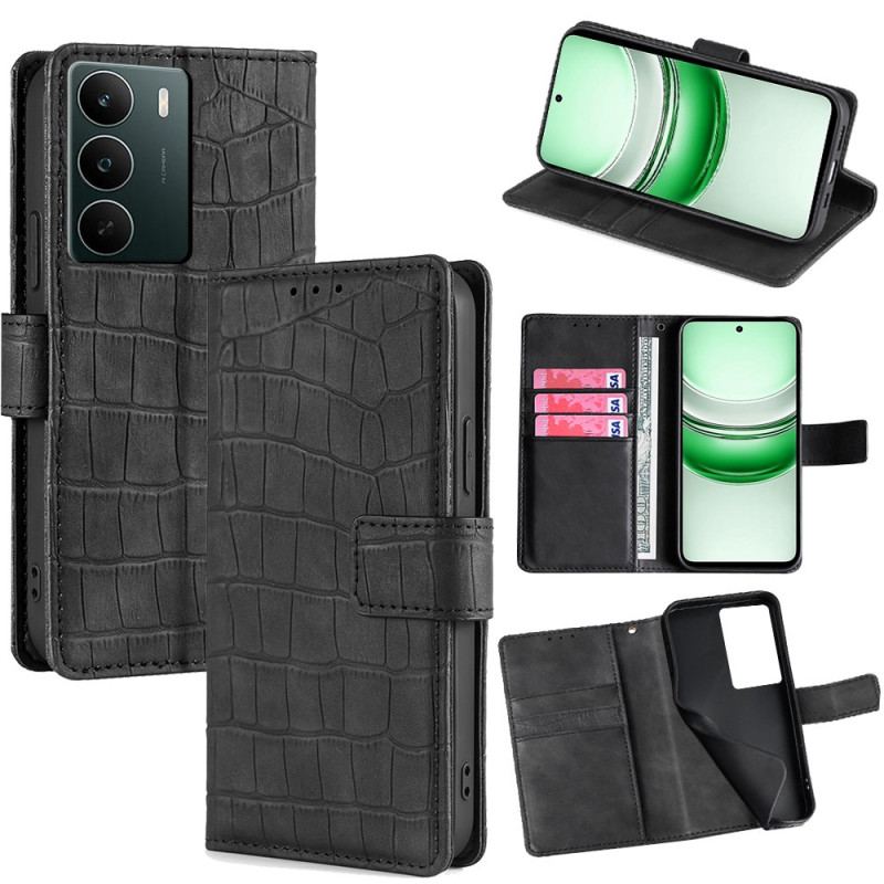 Läderfodral Realme C71 Telefonfodral Krokodilstruktur