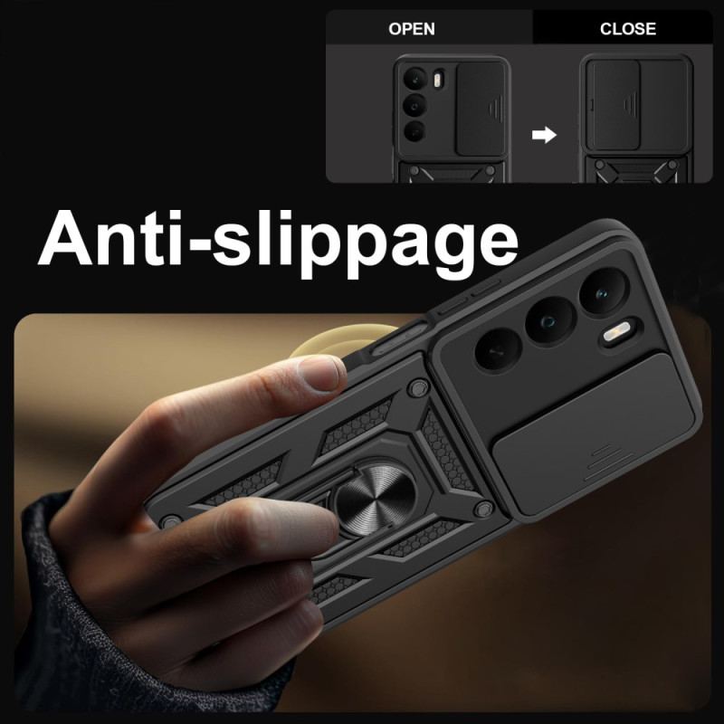 Skal Realme C71 Skjutbart Kameraskydd Och Stativ