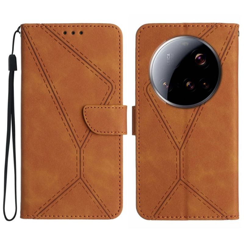 Fodral För Xiaomi 15 Ultra Linjer Och Ränder