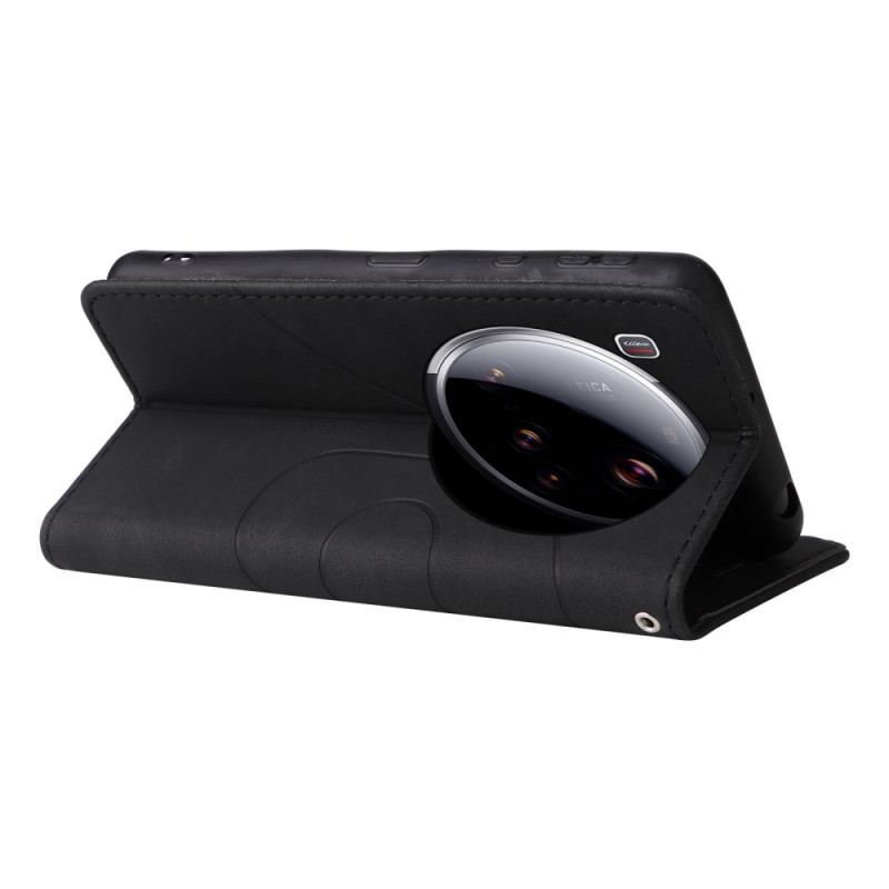 Fodral För Xiaomi 15 Ultra Tvåfärgade Vågiga Linjer