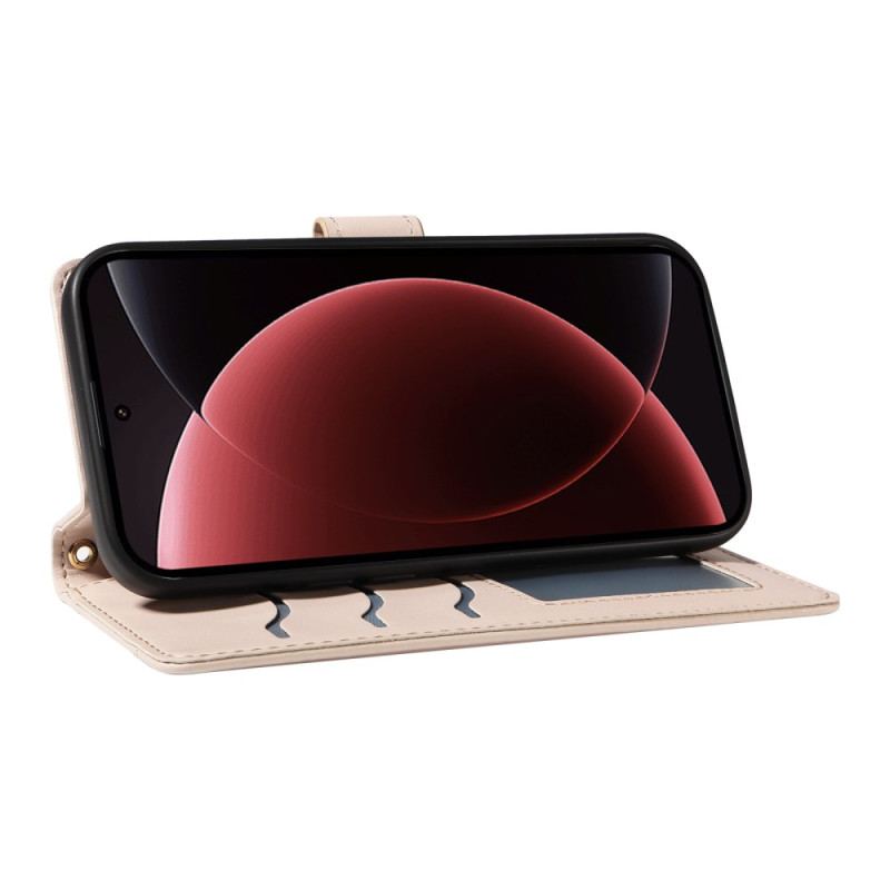 Fodral För Xiaomi 15 Ultra Vadderat Med Rem Och Axelrem