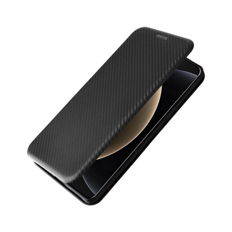 Folio-fodral För Xiaomi 15 Ultra Borstad Kolfiber