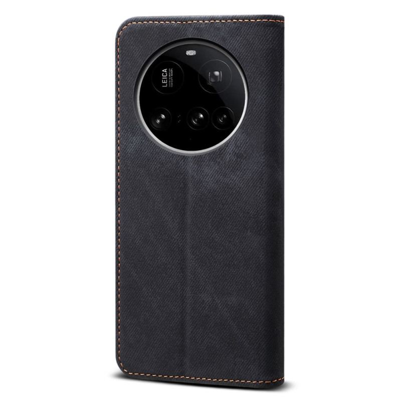 Folio-fodral Xiaomi 15 Ultra Telefonfodral Denimtyg