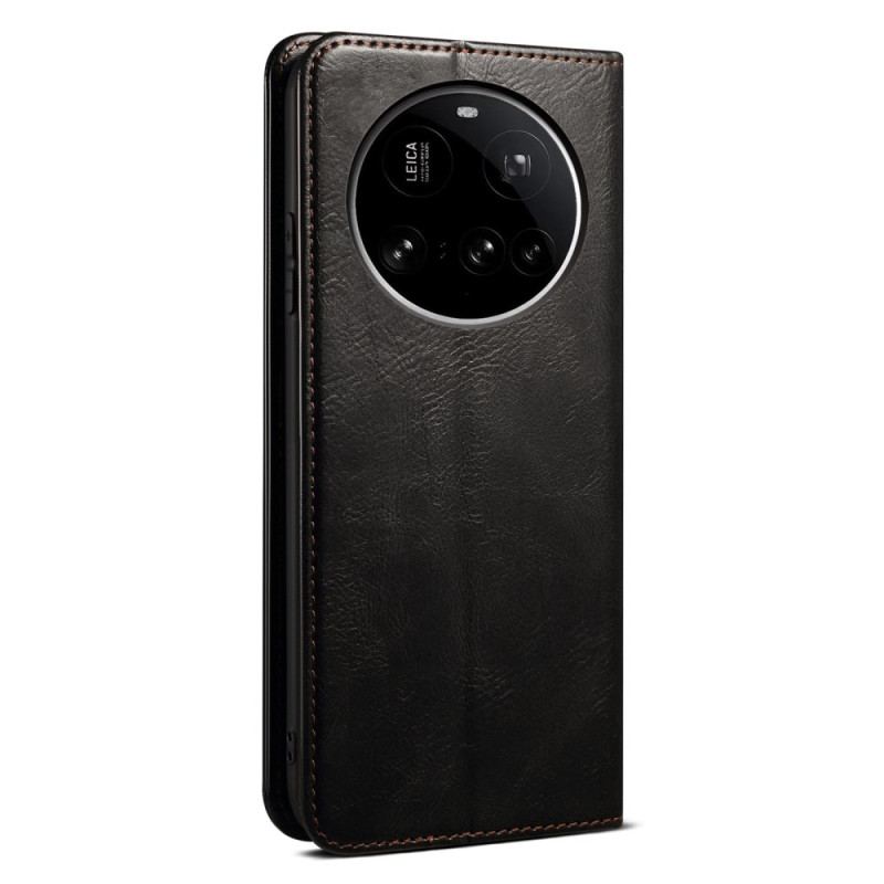 Folio-fodral Xiaomi 15 Ultra Telefonfodral Vaxat Konstläder