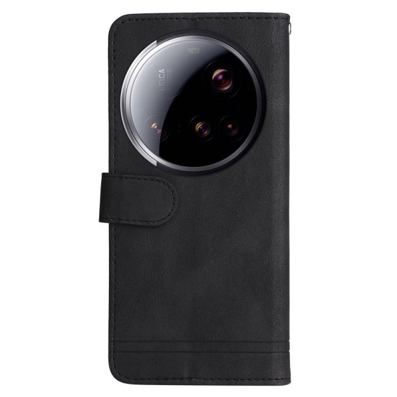 Läderfodral Xiaomi 15 Ultra Telefonfodral Dekorativ Nit