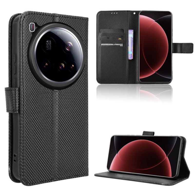 Läderfodral Xiaomi 15 Ultra Telefonfodral Remsömmar