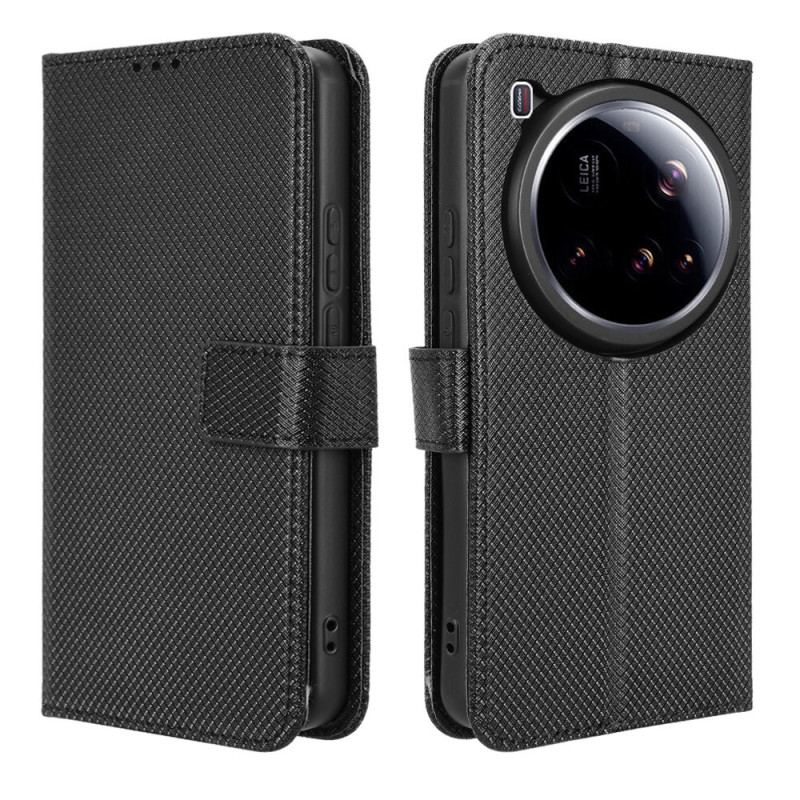 Läderfodral Xiaomi 15 Ultra Telefonfodral Remsömmar