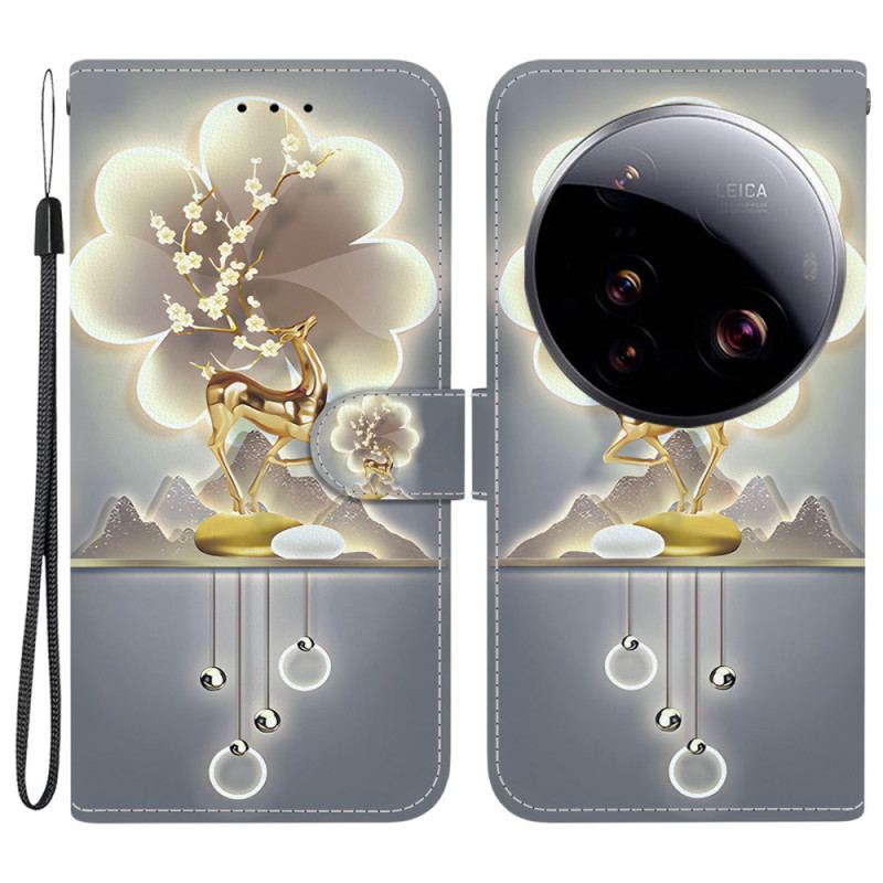 Läderskal Fodral Xiaomi 15 Ultra Sikahjort