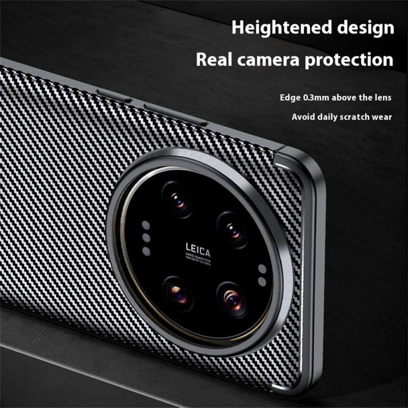 Skal För Xiaomi 15 Ultra Kolfiberstruktur