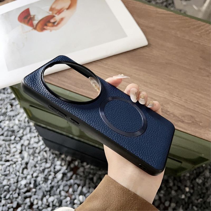 Skal För Xiaomi 15 Ultra Kompatibel Med Magsafe-lychee-lädereffekt